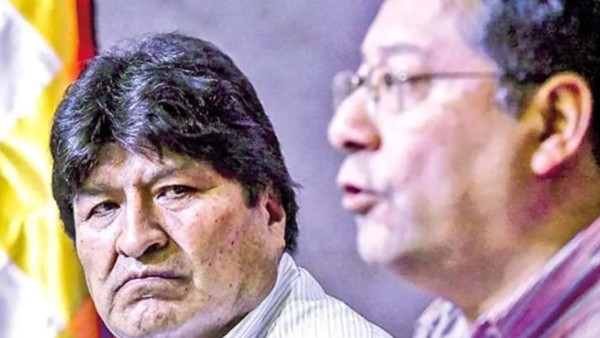 Evo ataca a Arce y dice que no se irá del país